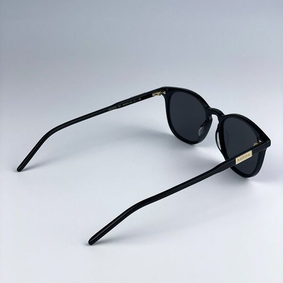 Gucci GG1157S 001 BRAND NEW Sunglasses Black Grey Round Unisex - Picture 11 of 16